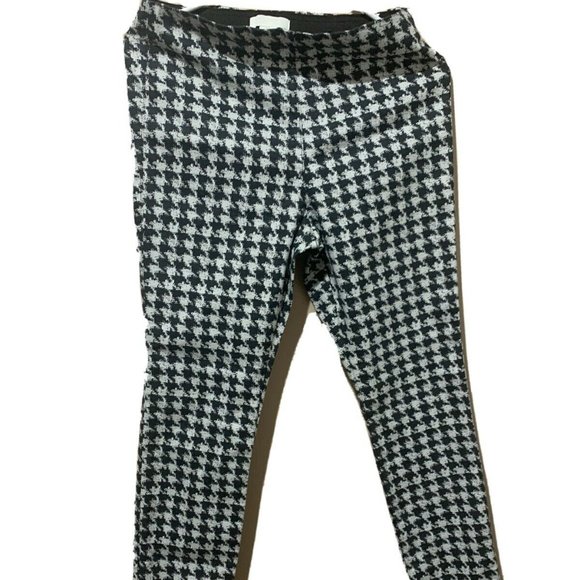 H&M pant Squares White And Black Leggings Size  8 - Picture 3 of 6